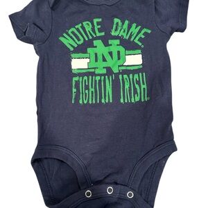 Notre Dame infant 0/3 months onesies/bodysuits BUNDLE 2